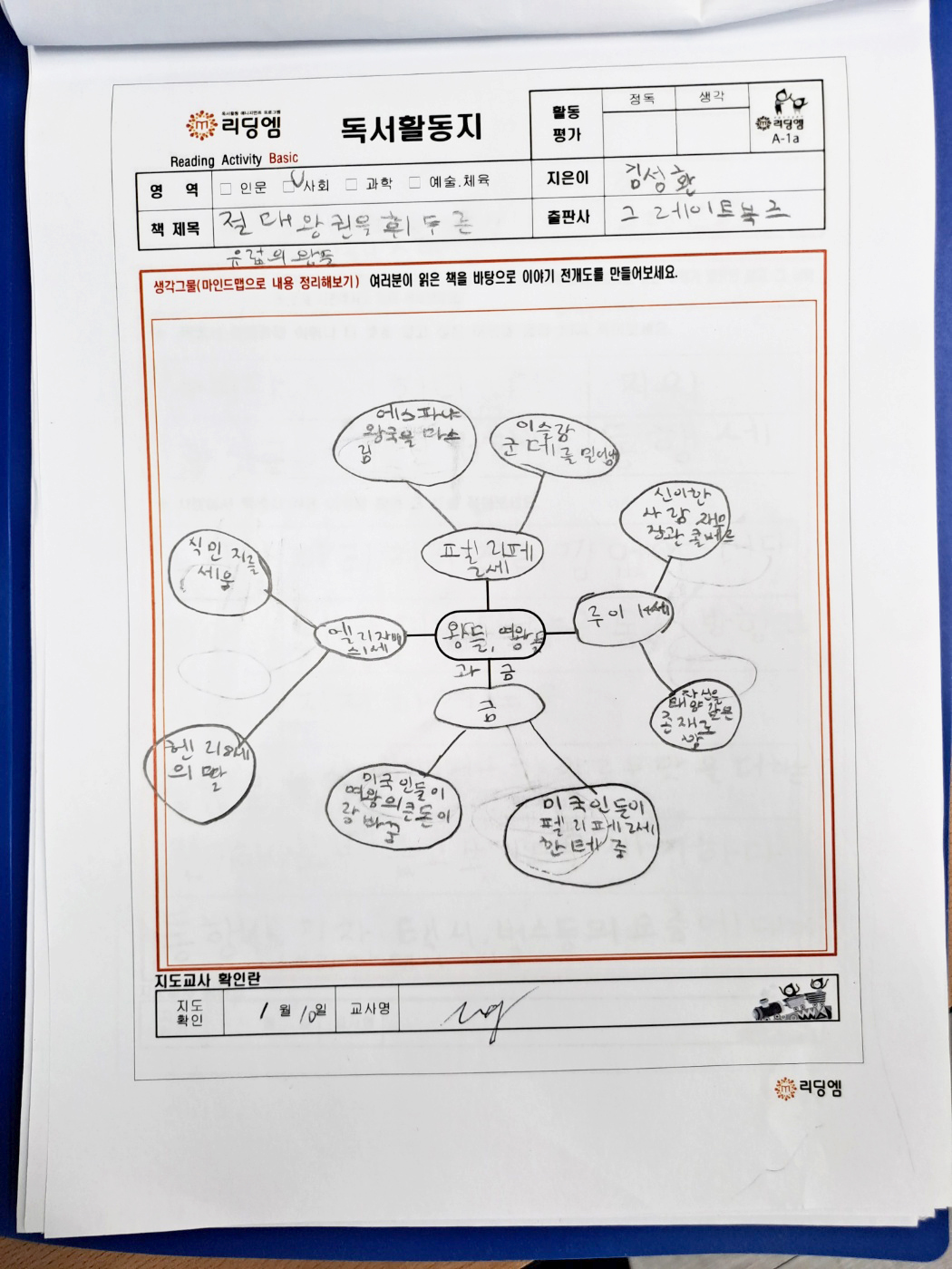 워크북+글쓰기+첨삭